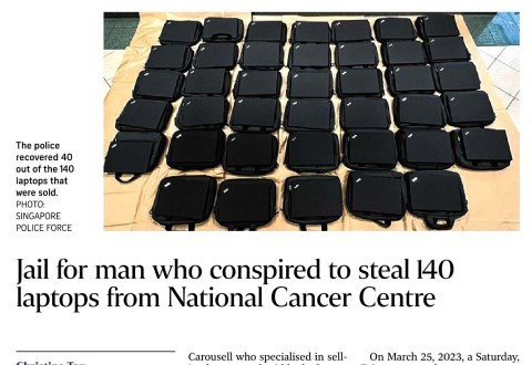 Jail for man who conspired with ex-contractor to steal 140 laptops from National Cancer Centre